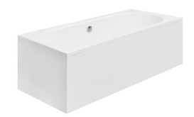 Панель для ванны Besco Quadro 180х80 см передняя + боковая санитарный акрил глянцевый белый #OAQ-180-PK