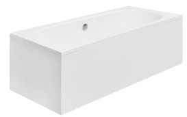 Панель для ванни Besco Vitae 180х80 см передня + бічна акрил глянцевий білий #OAV-180-PK