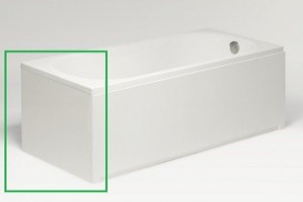 Панель для ванны Radaway Itea боковая 90х58 см полистирол белый OBEX.090.58WH