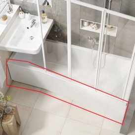 Панель для ванны Ravak Be Happy II 150 R фронтальная правосторонняя акрил белый CZ99100A00