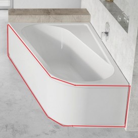 Панель для ванни Ravak Chrome 160x105 R фронтальна правобічна акрил білий CZA6100A00