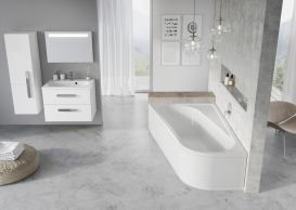 Панель для ванни Ravak Chrome 160x105 R фронтальна правобічна акрил білий CZA6100A00