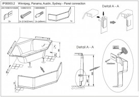 Панель для ванны Riho Winnipeg/Austin/Sydney/Santiago 145 акрил белый P027N0500000000