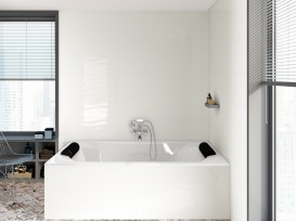 Панель для ванни Roca BeCool ширина 190 см фронтальна акрил білий A259816000