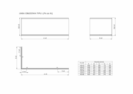 Панель для ванны Roca Linea фронтальная 150х70 см левая акрил белый A25T007000