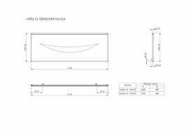 Панель для ванны Roca Linea XL фронтальная 160 см акрил белый A25T012000