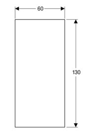 Панель Geberit GIS гіпсокартон 461.025.00.1