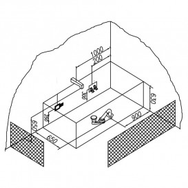 Панель Kolpa San A180/63 для ванн Betty, Elektra, Pandora фронтальная белый 565210