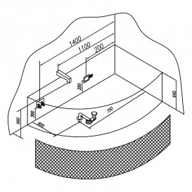 Панель Kolpa San для ванни Libretto-L 160X100 см фронтальна біла 565580