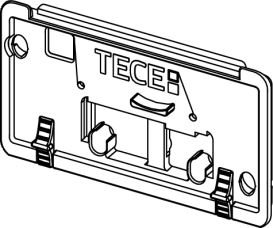 Панель с зажимом для бачка TECE Uni 750 9820593
