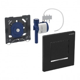 Панель змиву для пісуара Geberit Sigma 30 пневматична чорний / хром глянець / чорний 116.017.KM.1