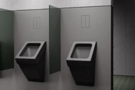 Панель змиву для пісуару TECE TECEvelvet електронна живлення від батареї 7,2 В антрацит 9242022