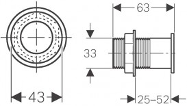 Панель смыва для унитаза Geberit двойной смыв кнопка ИК хром глянцевый 115.858.21.1