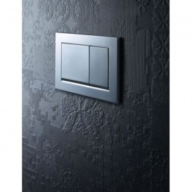 Панель змиву для унітазу Geberit Omega30 подвійний змив пластик хром глянсовий / хром матовий 115.080.KH.1