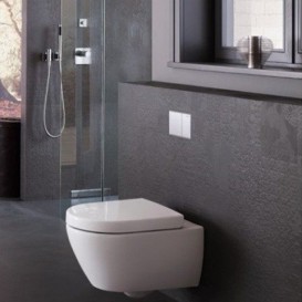 Панель смыва для унитаза Geberit Sigma 60 двойной смыв стекло белое 115.640.SI.1