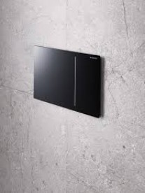 Панель змиву для унітазу Geberit Sigma70 подвійний змив скло чорне 115.620.SJ.1