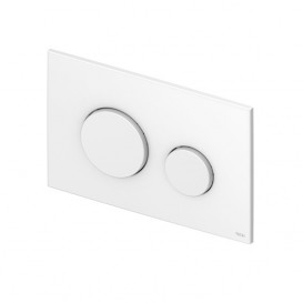 Панель смыва для унитаза TECE TECEloop с двумя клавишами пластиковая хром глянцевый 9240626