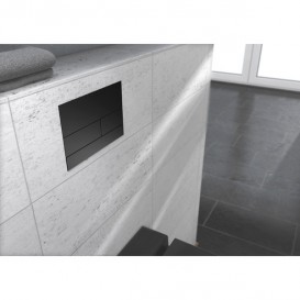 Панель смыва для унитаза TECE TECEsquare II с двумя клавишами черный матовый 9240833