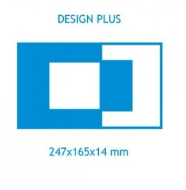 Панель смыва Koller Pool Design Plus Chrome пластик хром глянцевый DESIGN PLUS CHROME