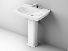 Пьедестал для раковины ArtCeram Civitas санфарфор белый глянцевый CIC001 01;00