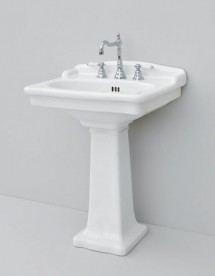 Пьедестал для раковины ArtCeram Hermitage белый глянцевый HEC002 01;00