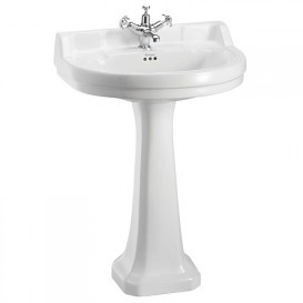 Пьедестал для раковины Burlington Edwardian санфарфор белый Р1