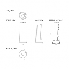 П'єдестал для раковини Primera Antique санфаянс білий 8150016