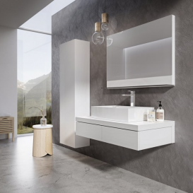 Пенал боковой Ravak Formy SB-460 L МДФ белый X000001038