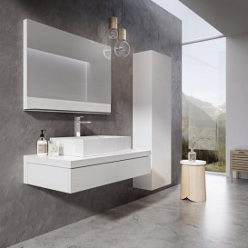 Пенал боковой Ravak Formy SB-460 R МДФ белый X000001041