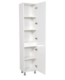 Пенал для ванной Аквародос Альфа напольный 40х32,5х195 см ДСП/МДФ белый АР000000883