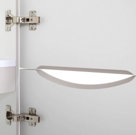 Пенал для ванної кімнати Аквародос Америна підвісний 40х30х150 см правий МДФ кашемір АР000134986