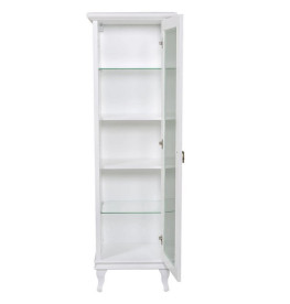 Пенал для ванної кімнати Аквародос Беатриче підлоговий 50,5х36,5х162 см ДСП/МДФ білий патина золото АР000000918