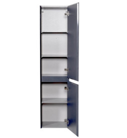 Пенал для ванної кімнати Аквародос Еліт UNI підлоговий 36х31х165 см МДФ графіт глянець АР000049087