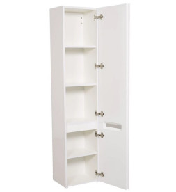 Пенал для ванной Аквародос Инфинити подвесной 35х26х165 см ДСП/МДФ белый АР000039658