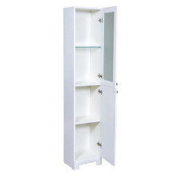 Пенал для ванної кімнати Аквародос Класик 2019 підлоговий 35х28,5х175 см ДСП/МДФ білий АР000001088