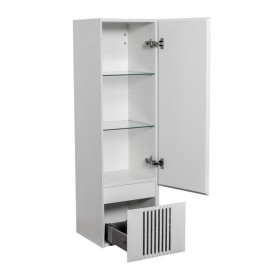 Пенал для ванной Аквародос Манхэттен подвесной 35х33,3х120 см МДФ белый мат АР000114559