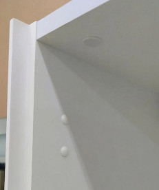 Пенал для ванної кімнати Аквародос Валенсія підлоговий 40х32х195 см МДФ білий АР000000944