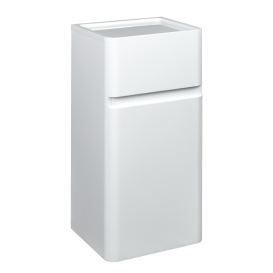 Пенал для ванної Devit Fly підвісний 35Х75 см МДФ білий глянець 0030120W