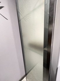 Пенал для ванної Fancy Marble Barbados 3 38х28х172 см ДСП/МДФ сірий 30317013200