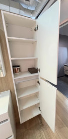 Пенал для ванної Fancy Marble Borneo підвісний 35х30 см МДФ/ДСП білий 20117012235