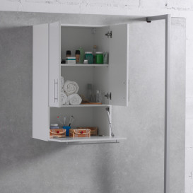 Пенал для ванной Fancy Marble подвесной 60х40,4 см МДФ/ДСП белый 31110012200