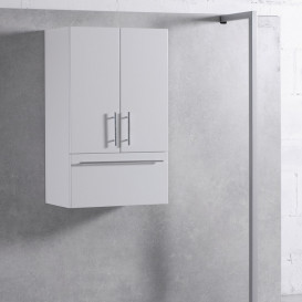 Пенал для ванной Fancy Marble подвесной 60х40,4 см МДФ/ДСП белый 31110012200