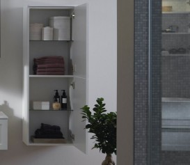 Пенал для ванної Kolpa-san Blanche B 1323 45.4х132.1 см ДСП з 3D плівкою кашемір 514130