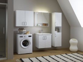 Пенал для ванної Kolpa-san Evelin E 1702 37х170 см ДСП білий 574060