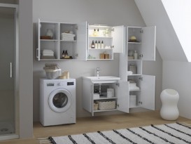 Пенал для ванної Kolpa-san Evelin E 1702 37х170 см ДСП білий 574060