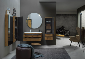 Пенал для ванной Kolpa-san Malaya M 1301 45х130 см МДФ бежевый 573710