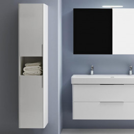 Пенал для ванной Laufen Base 35х33,6х165 см петли слева МДФ белый матовый H4026911102601