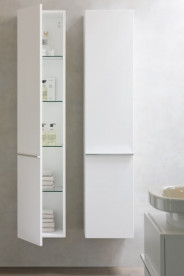 Пенал для ванної Laufen Case 35x33,5x165 см петлі зліва МДФ білий H4020210754631