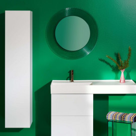 Пенал для ванной Laufen Kartell 35x33,5x165 см петли слева МДФ белый матовый H4082870336401