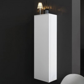 Пенал для ванної Laufen Kartell 40x27x130 см петлі зліва МДФ білий матовий H4082810336401